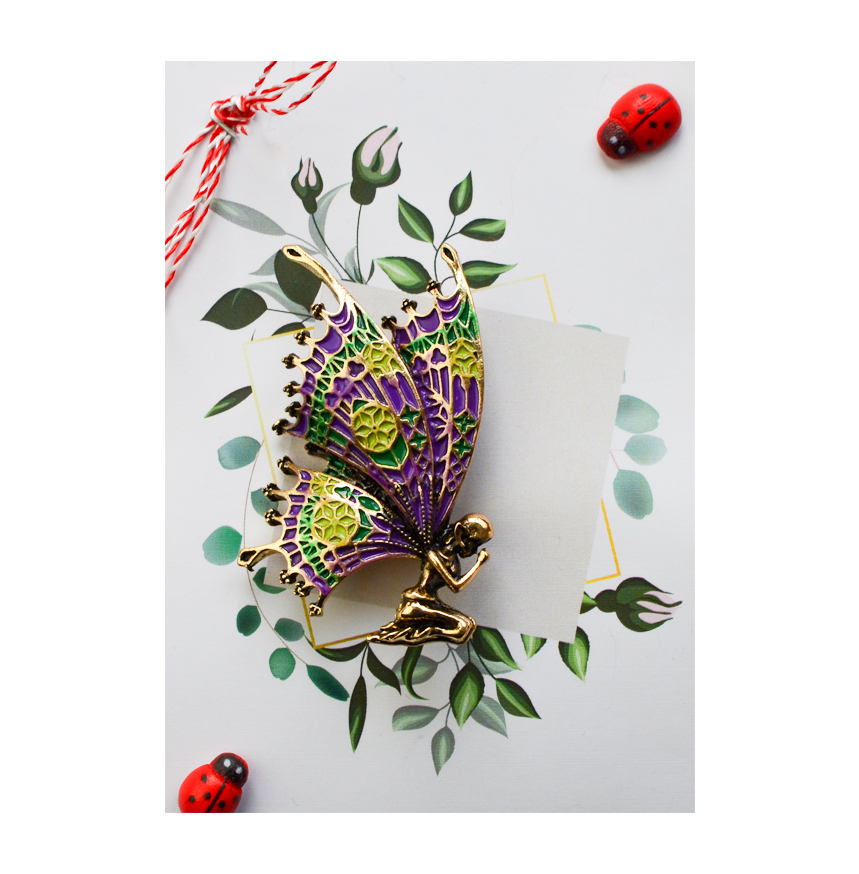 Brosa Zână cu Aripi