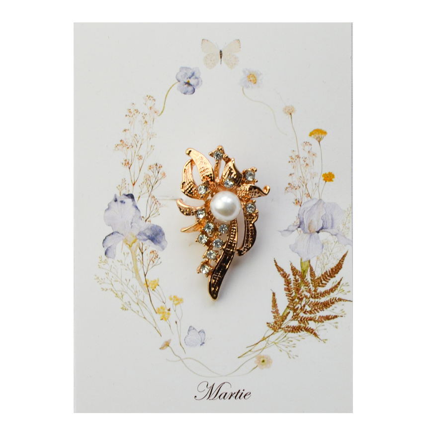 Brosa Aurie cu Perla